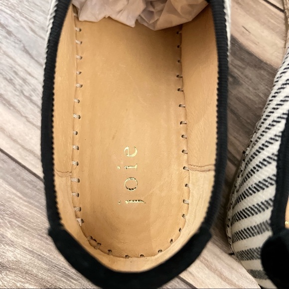 NIB Joie Corston Striped Espadrille Oxford Loafer Flats Sneaker 38.5 - Picture 9 of 12